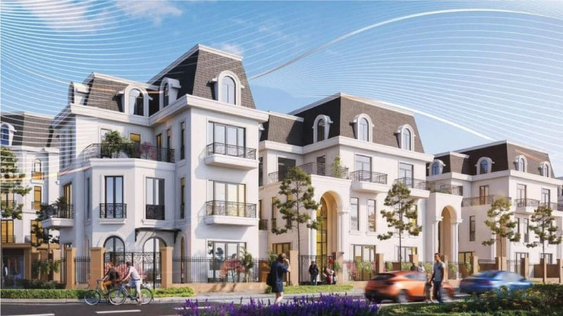 sản phẩm biệt thự dự án forestia park phố nối