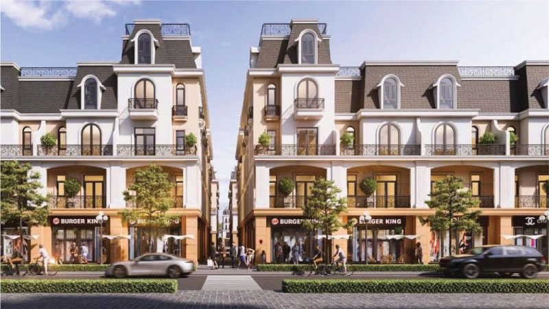 sản phẩm liền kề dự án forestia park phố nối